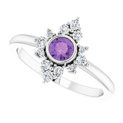 14k-white-gold-natural-amethyst-&-1/5-ctw-natural-diamond-ring