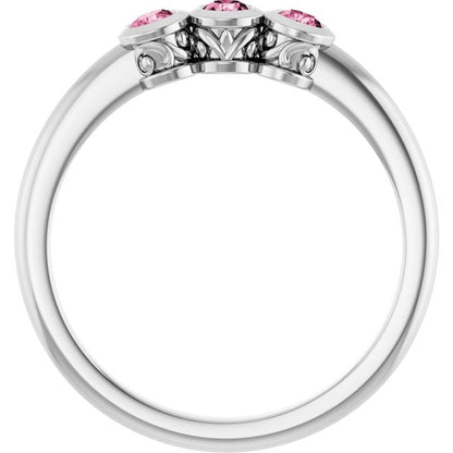 14k-white-gold-natural-pink-tourmaline-three-stone-ring