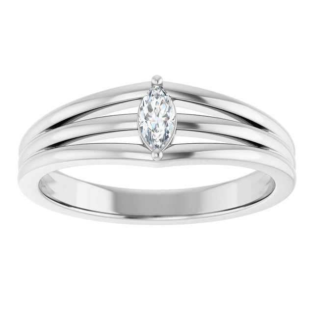 14k-white-gold-1/8-ct-natural-diamond-geometric-ring