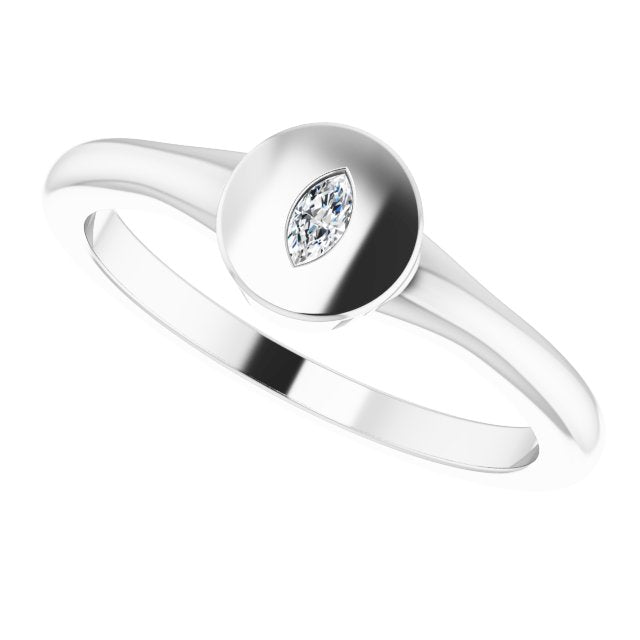 14k-white-gold-.05-ct-natural-diamond-signet-ring