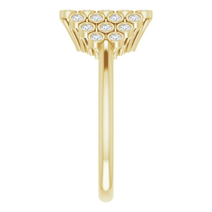 14k-yellow-gold-1/3-ctw-natural-diamond-bezel-set-cluster-ring