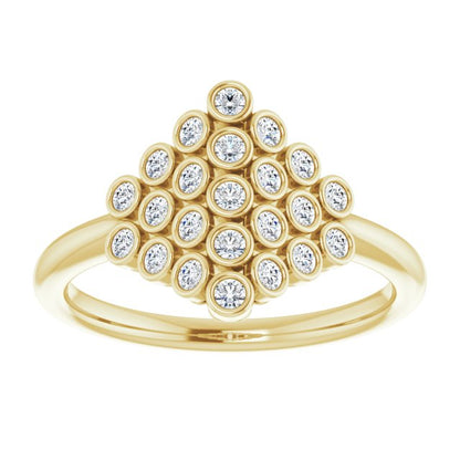 14k-yellow-gold-1/3-ctw-natural-diamond-bezel-set-cluster-ring