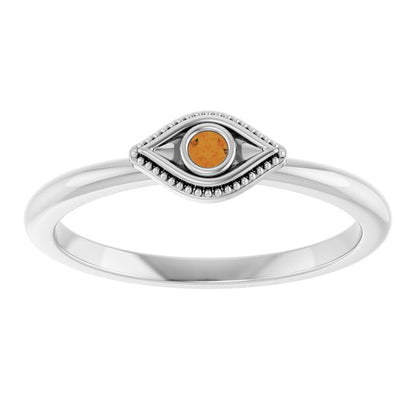 14k-white-gold-natural-citrine-stackable-evil-eye-ring