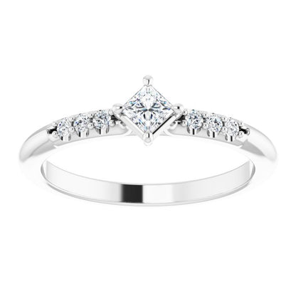 platinum-1/4-ctw-natural-diamond-stackable-ring