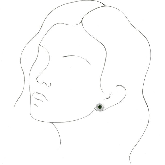 14k-white-gold-natural-green-tourmaline-&-3/4-ctw-natural-diamond-earrings