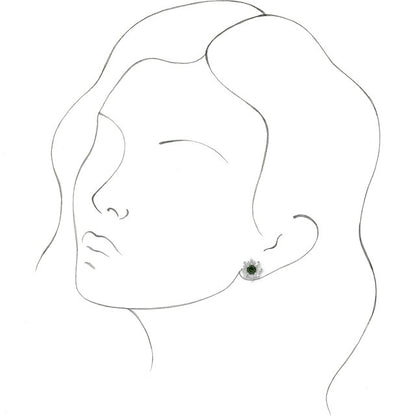 14k-white-gold-natural-green-tourmaline-&-3/4-ctw-natural-diamond-earrings