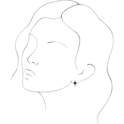 14k-white-gold-natural-blue-sapphire-geometric--hoop-earrings