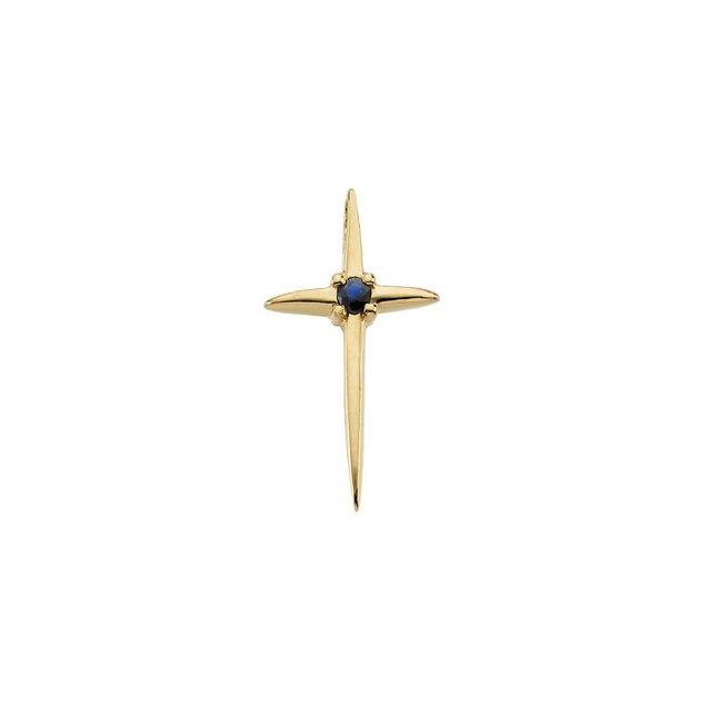 14k-yellow-gold-natural-blue-sapphire-cross-pendant