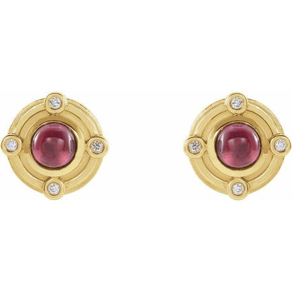14k-rose-gold-natural-rhodolite-garnet-&-.03-ctw-natural-diamond-earrings