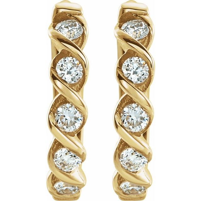 14k-yellow-gold-1/10-ctw-natural-diamond--hoop-earrings