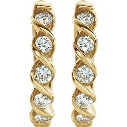 14k-yellow-gold-1/10-ctw-natural-diamond--hoop-earrings