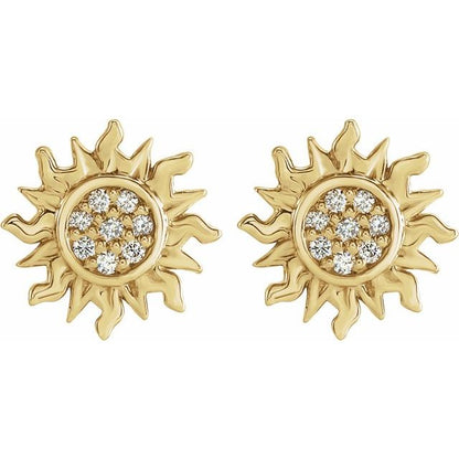 14k-yellow-gold-.04-ctw-natural-diamond-sun-earrings