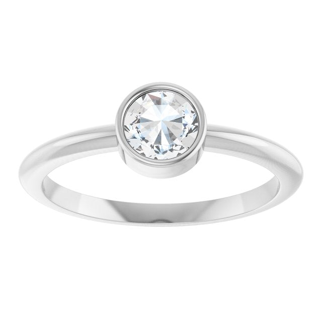 platinum-3/8-ct-rose-cut-natural-diamond-stackable-ring