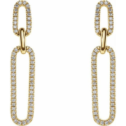 14k-yellow-gold-1/3-ctw-natural-diamond-link-earrings