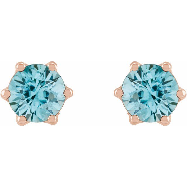 14k-rose-gold--natural-blue-zircon-&-.03-ctw-natural-diamond-crown-earrings