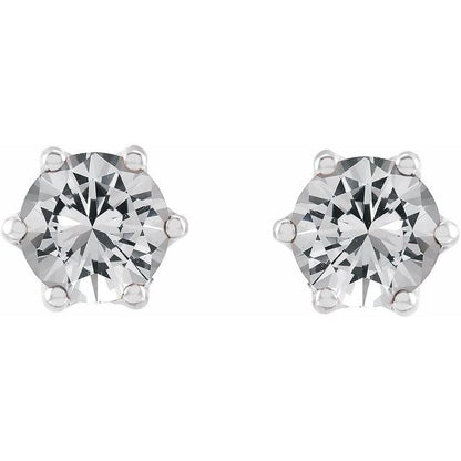 platinum--natural-white-sapphire-&-.03-ctw-natural-diamond-crown-earrings