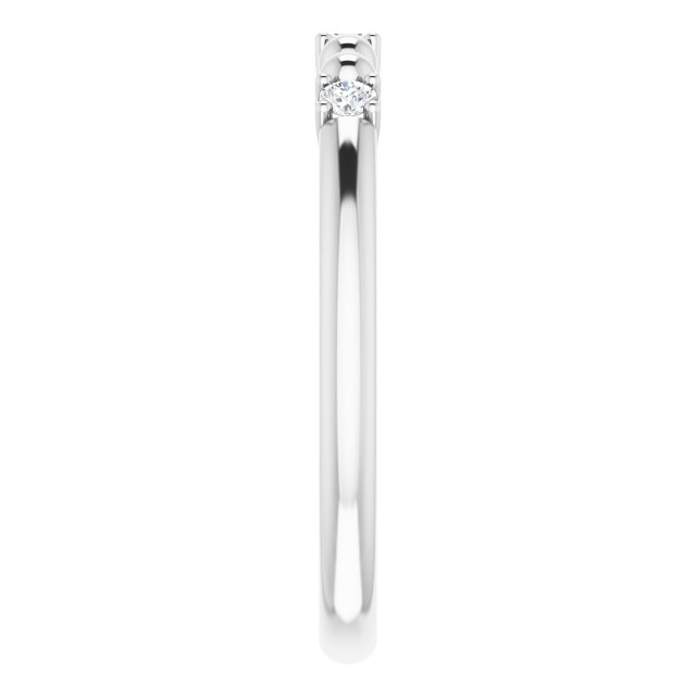 platinum-1/10-ctw-natural-diamond-bead-ring