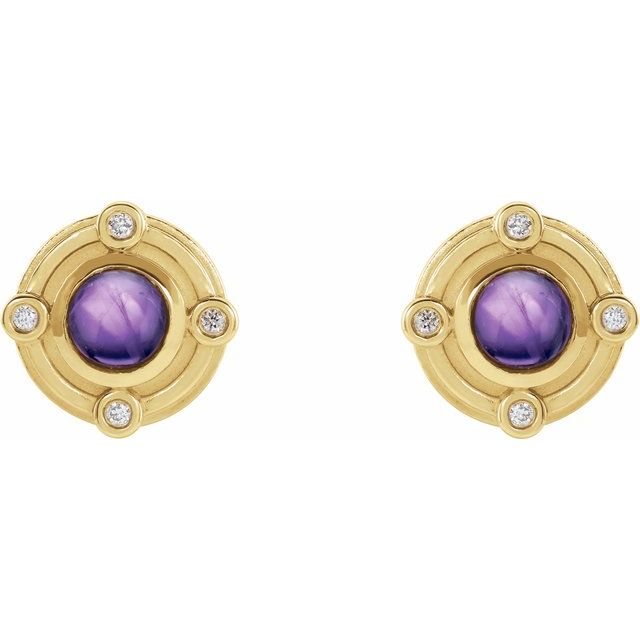 14k-yellow-gold-natural-amethyst-&-.03-ctw-natural-diamond-earrings
