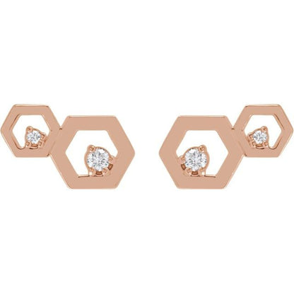 14k-rose-gold-.08-ctw-natural-diamond-honeycomb-earrings