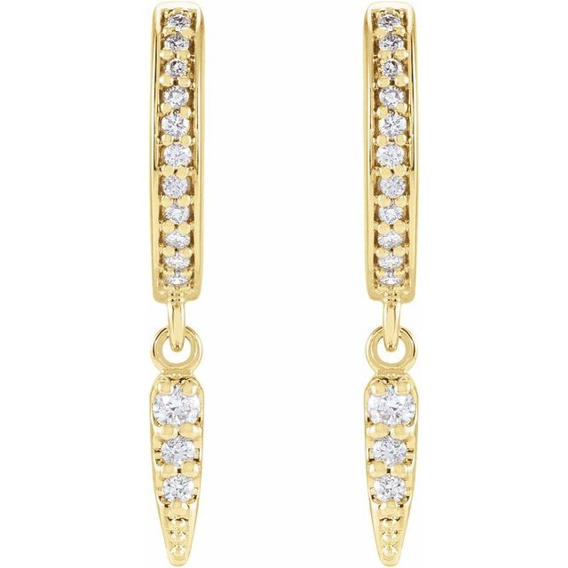14k-yellow-gold-1/5-ctw-natural-diamond-hinged-hoop-spike-earrings