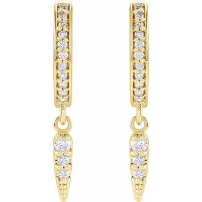 14k-yellow-gold-1/5-ctw-natural-diamond-hinged-hoop-spike-earrings