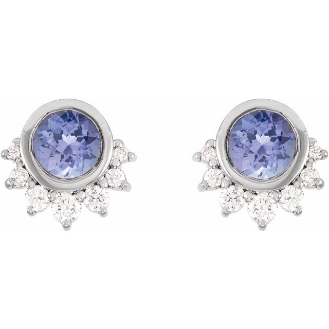 platinum-natural-tanzanite-&-.08-ctw-natural-diamond-earrings