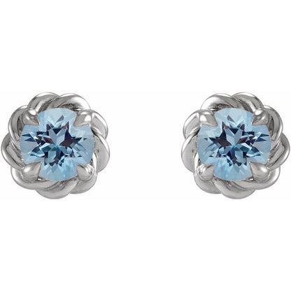 platinum--natural-aquamarine-claw-prong-rope-earrings