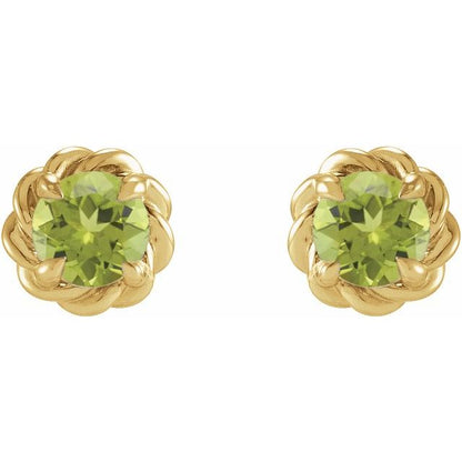 14k-yellow-gold--natural-peridot-claw-prong-rope-earrings