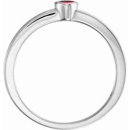 14k-white-gold-natural-ruby-family-stackable-ring