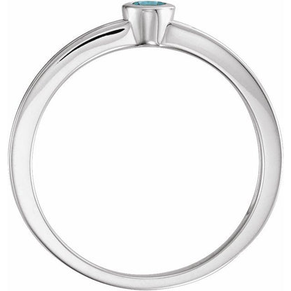14k-white-gold-natural-blue-zircon-family-stackable-ring