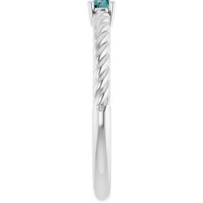 14k-white-gold--natural-alexandrite-solitaire-rope-ring
