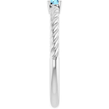 14k-white-gold--natural-aquamarine-solitaire-rope-ring