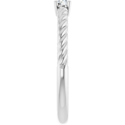 14k-white-gold--natural-white-sapphire-solitaire-rope-ring