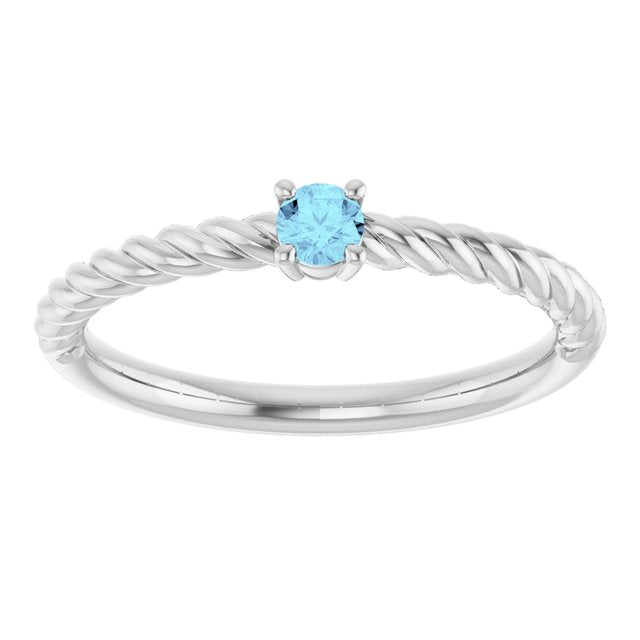 14k-white-gold--natural-aquamarine-solitaire-rope-ring