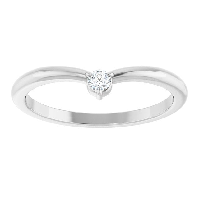 platinum-.06-ct-natural-diamond-stackable-v-ring