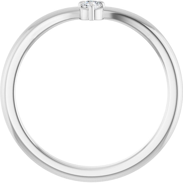 platinum-.06-ct-natural-diamond-stackable-v-ring