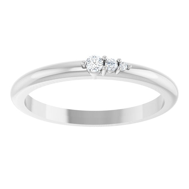 platinum-.05-ctw-natural-diamond-graduated-stackable-ring