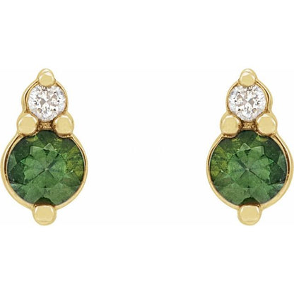 14k-yellow-gold-natural-green-sapphire-&-.03-ctw-natural-diamond-earrings