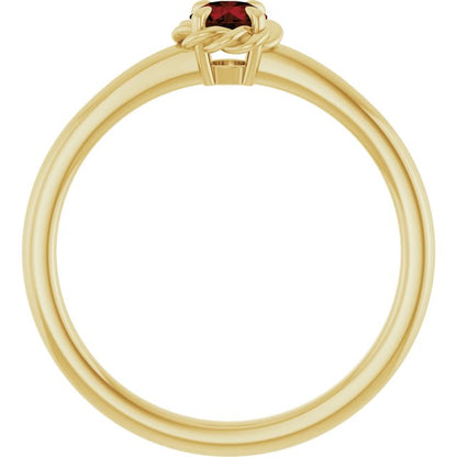 14k-yellow-gold-natural-mozambique-garnet-solitaire-rope-ring