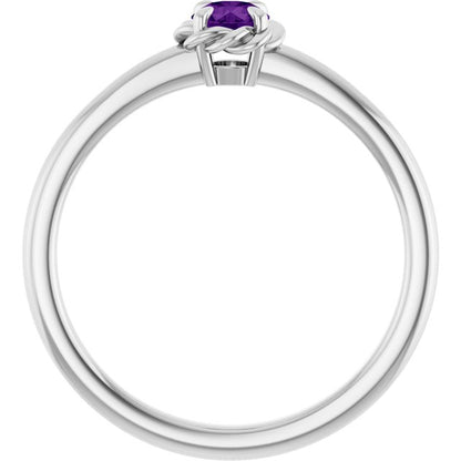14k-white-gold-natural-amethyst-solitaire-rope-ring