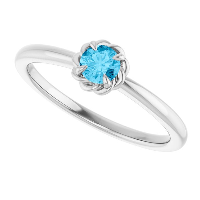 14k-white-gold-natural-aquamarine-solitaire-rope-ring