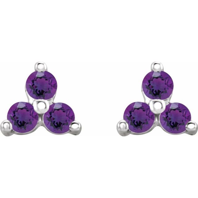 14k-white-gold-natural-amethyst-three-stone-earrings