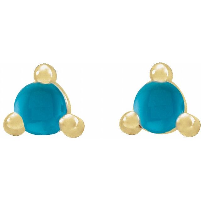 14k-yellow-gold--round-natural-turquoise-earrings