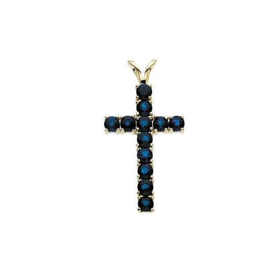 14k-yellow-gold-natural-blue-sapphire-cross-pendant