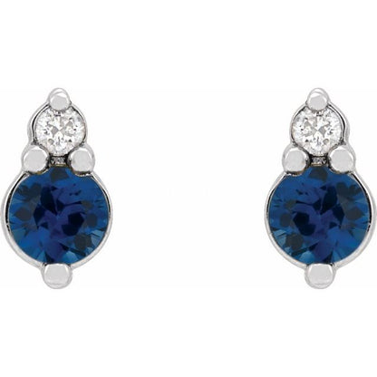 platinum-natural-blue-sapphire-&-.03-ctw-natural-diamond-earrings