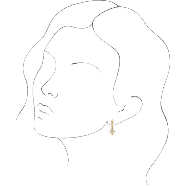 14k-white-gold-1/10-ctw-natural-diamond-cross-hoop-earrings