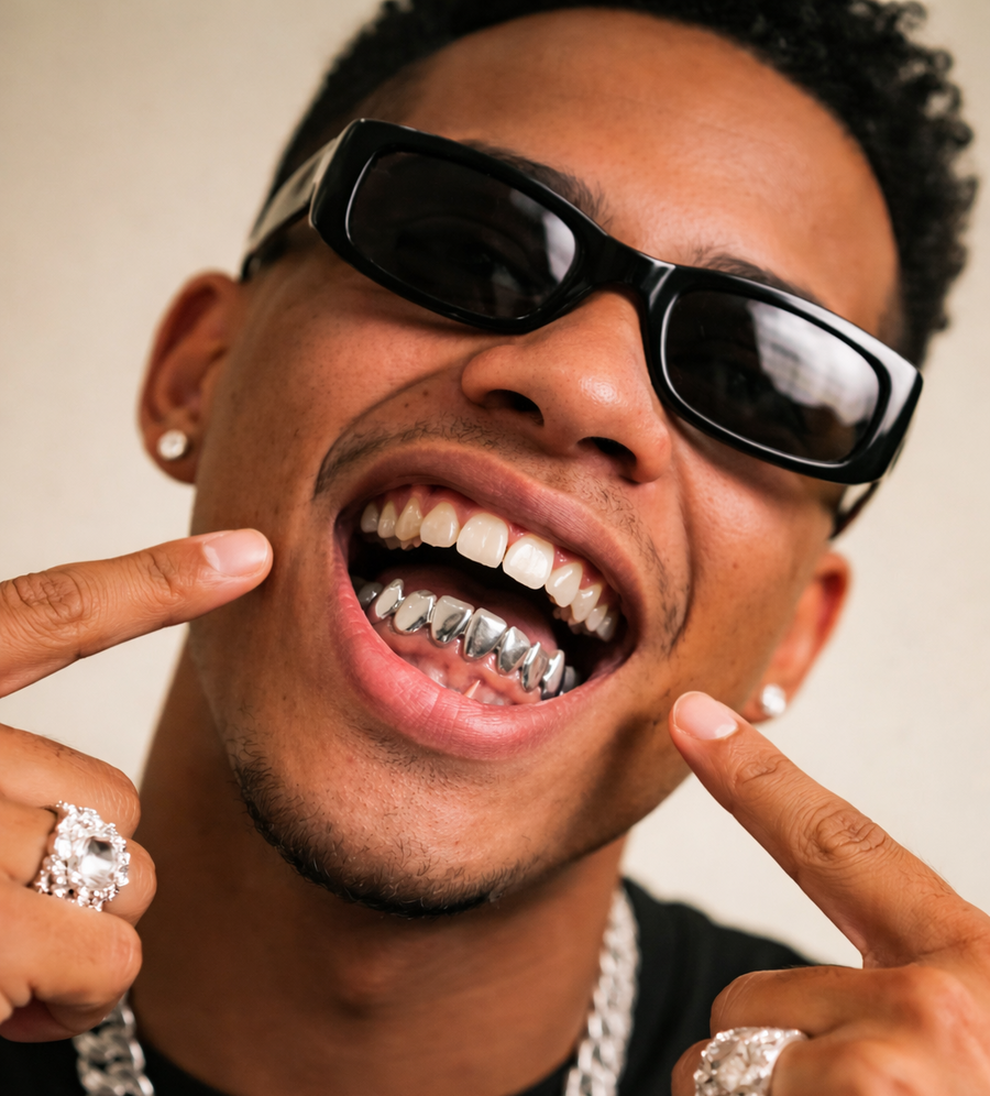 Get your grillz delivered straight to you and clip them in with ease.