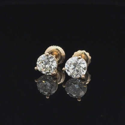 Solitaire Earrings