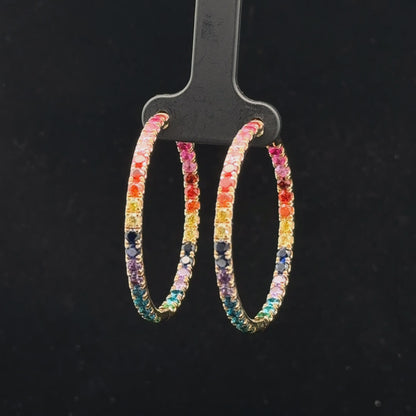 Birthstone Hoops