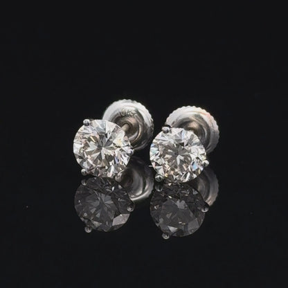Solitaire Earrings